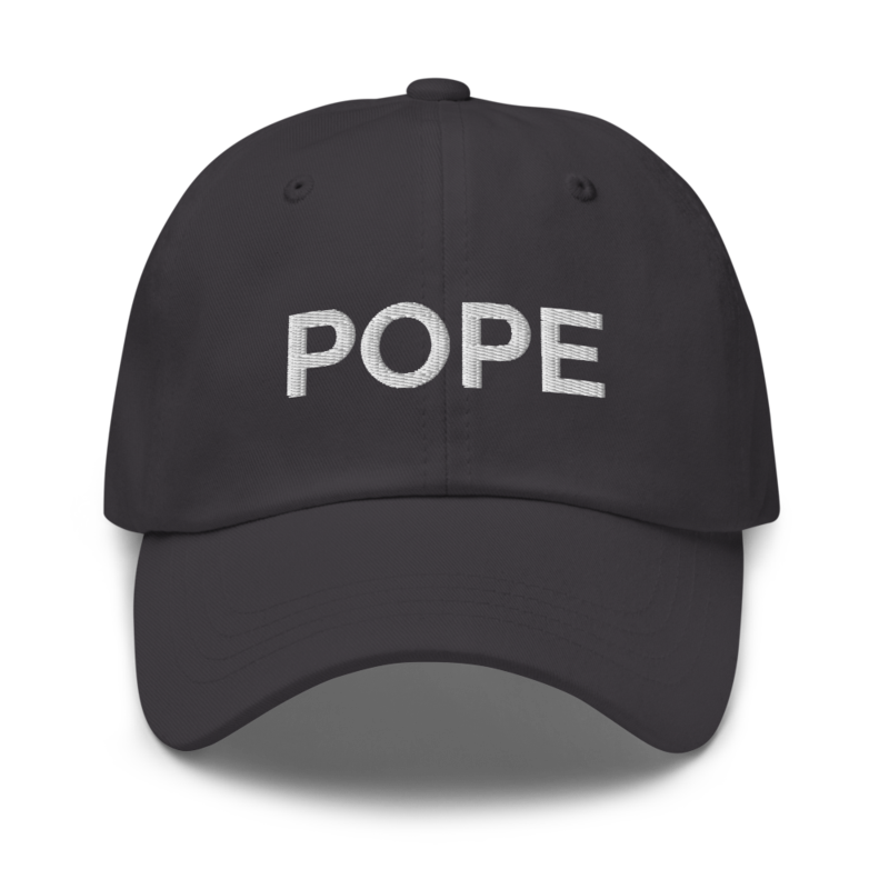Pope Hat - Dark Grey