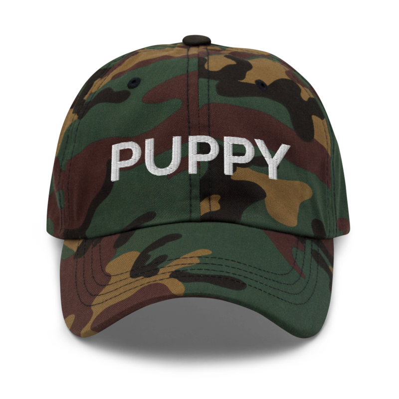 Puppy Hat - Green Camo
