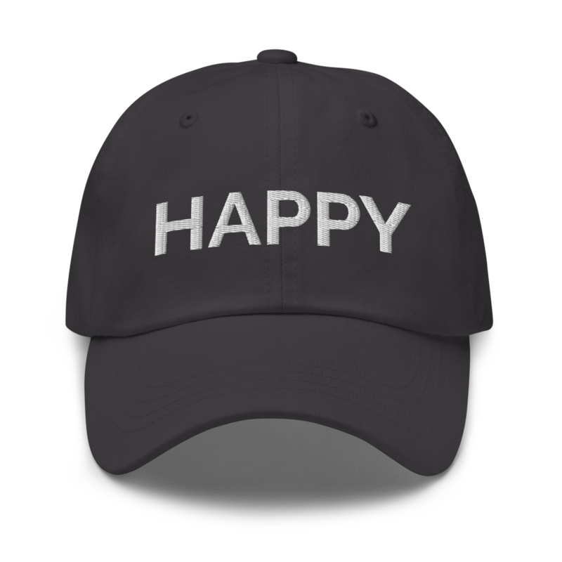 Happy Hat - Dark Grey