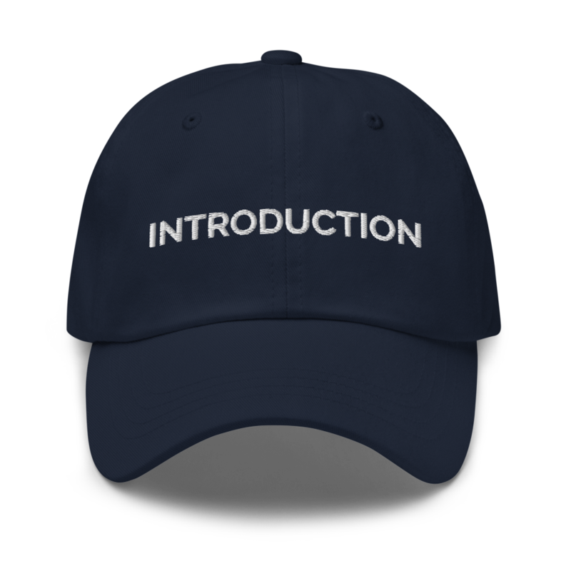 Introduction Hat - Navy