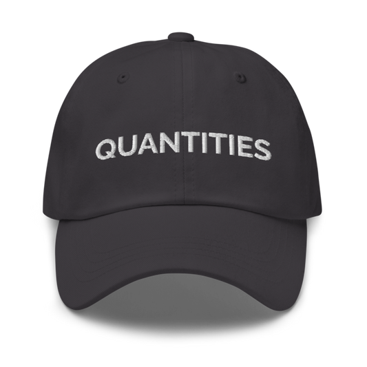 Quantities Hat - Dark Grey
