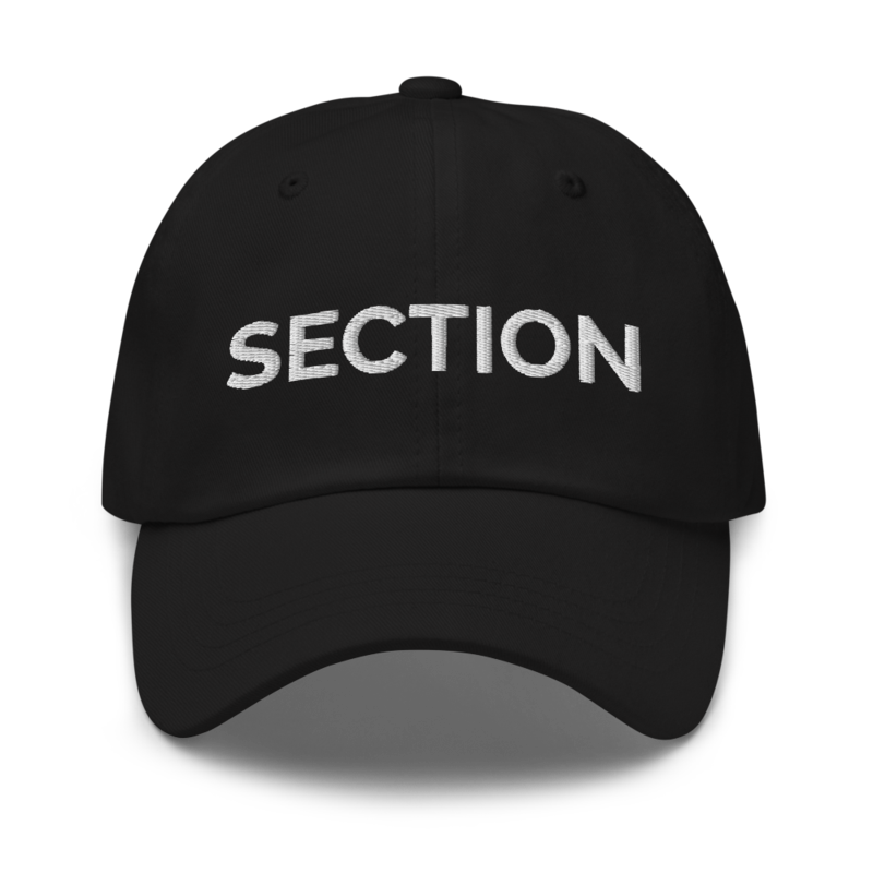 Section Hat - Black