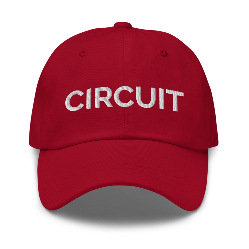 Circuit Hat - Cranberry