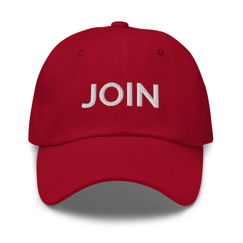 Join Hat - Cranberry