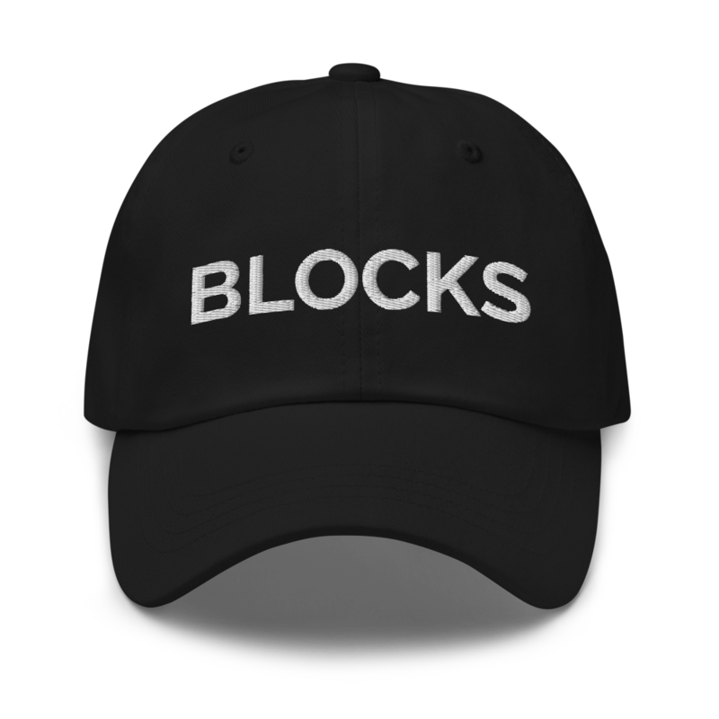 Blocks Hat - Black