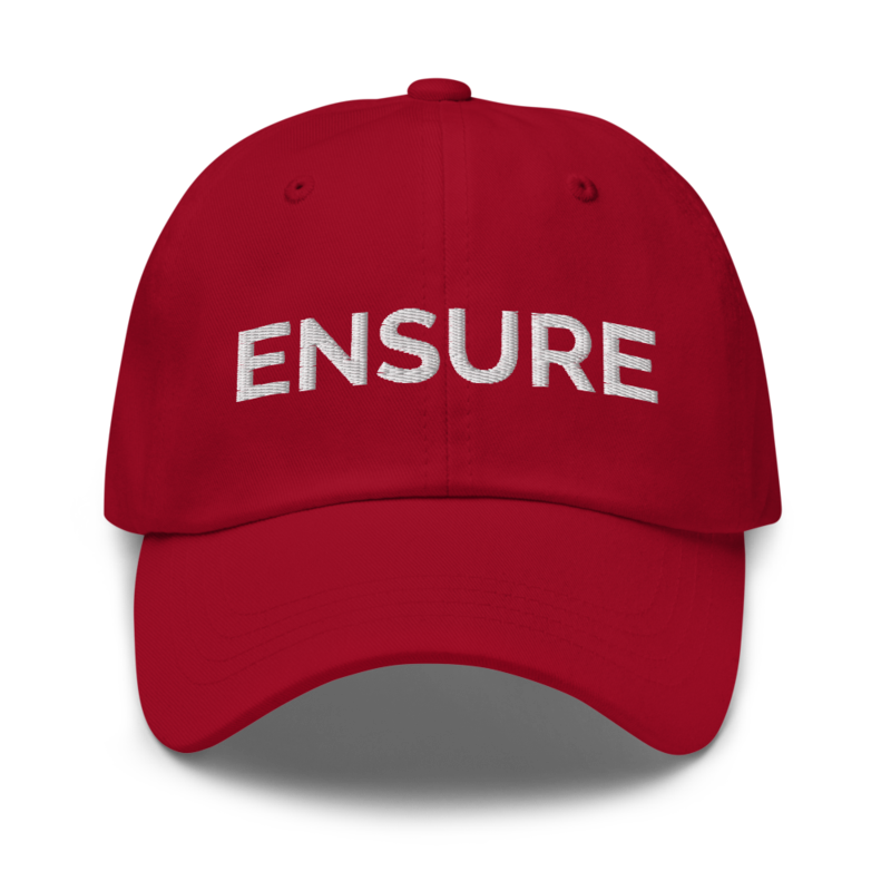 Ensure Hat - Cranberry