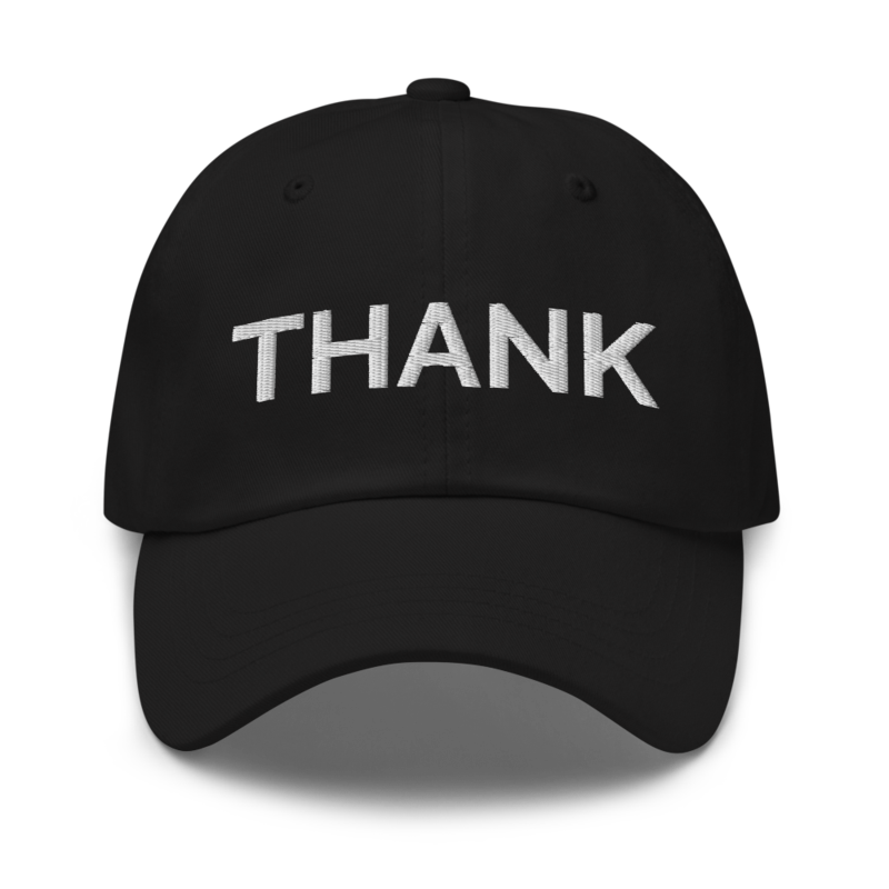 Thank Hat - Black