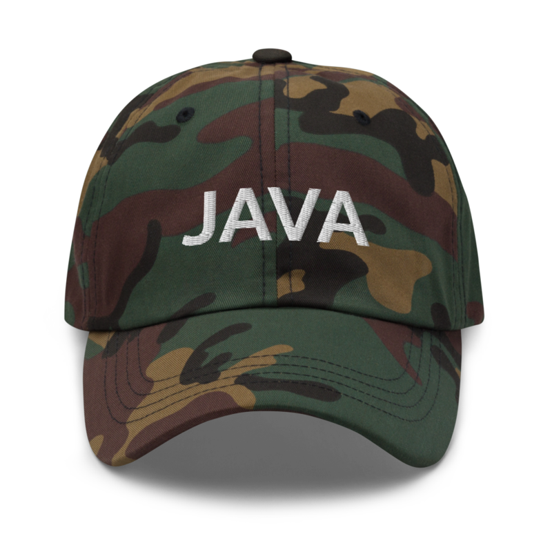 Java Hat - Green Camo