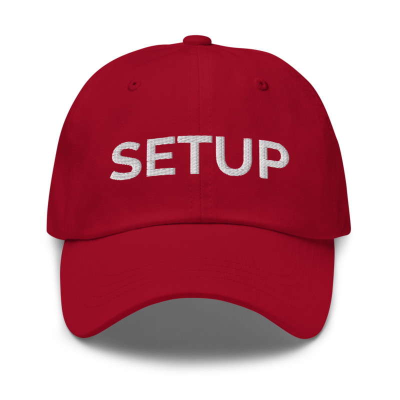 Setup Hat - Cranberry