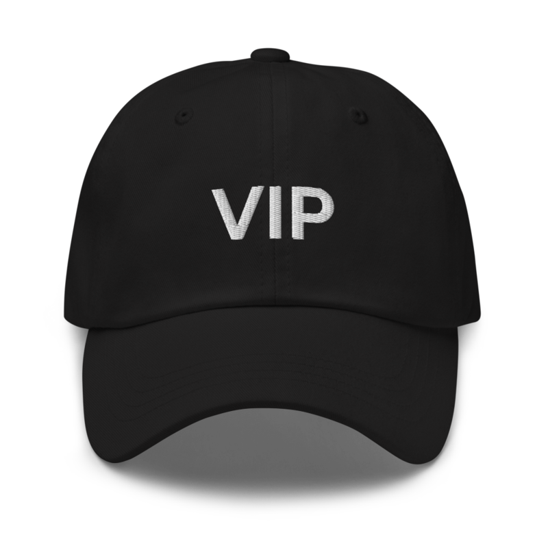Vip Hat - Black
