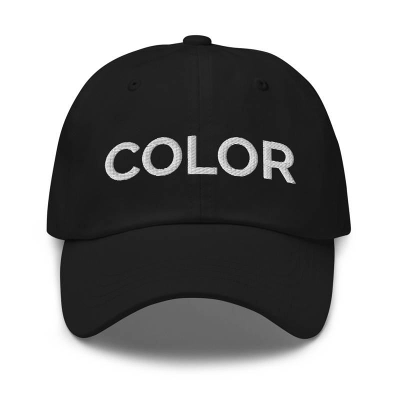 Color Hat - Black