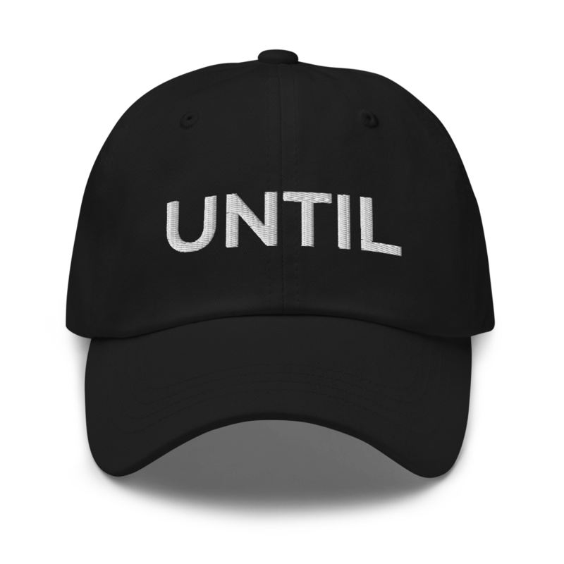 Until Hat - Black