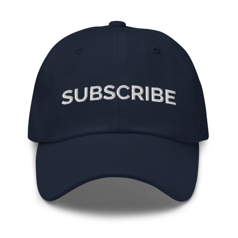 Subscribe Hat - Navy