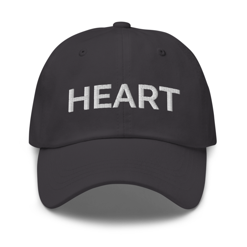 Heart Hat - Dark Grey