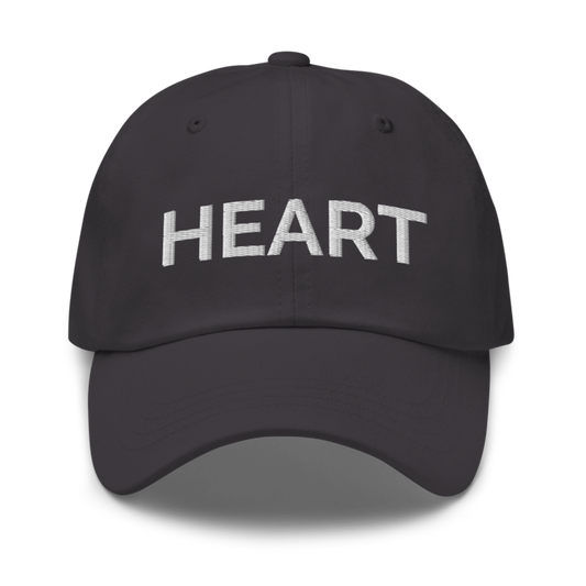 Heart Hat - Dark Grey