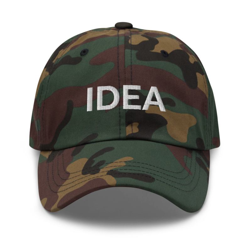 Idea Hat - Green Camo