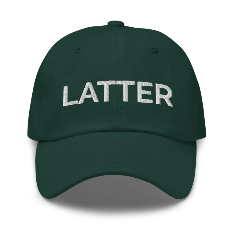 Latter Hat - Spruce