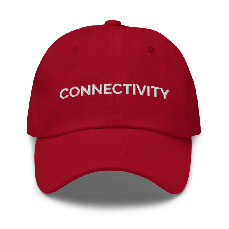 Connectivity Hat - Cranberry
