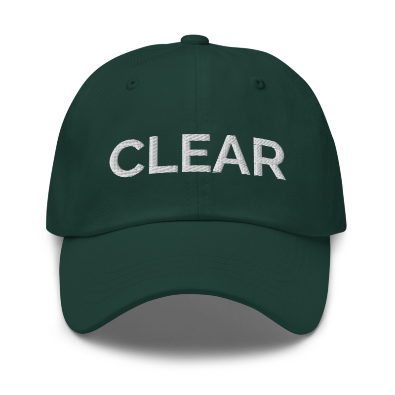 Clear Hat - Spruce