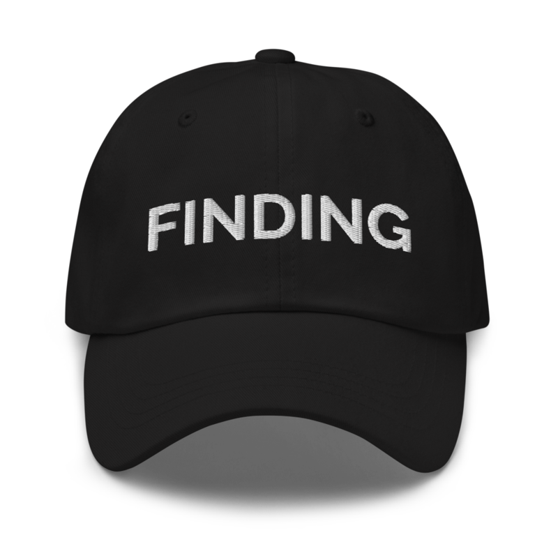 Finding Hat - Black