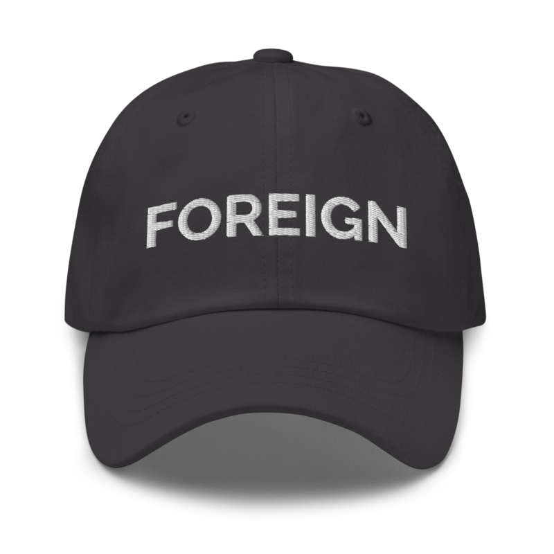 Foreign Hat - Dark Grey