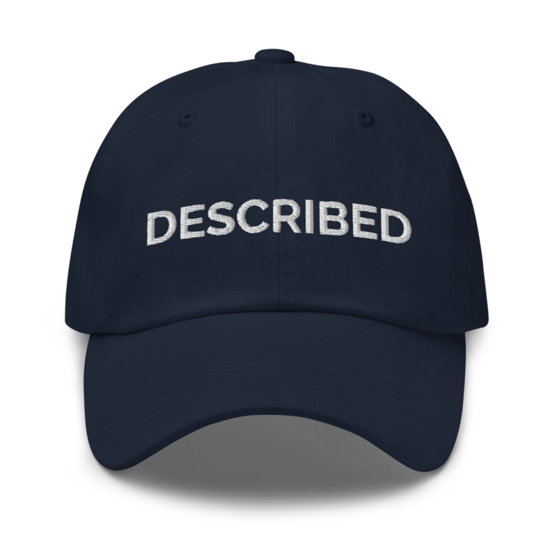 Described Hat - Navy