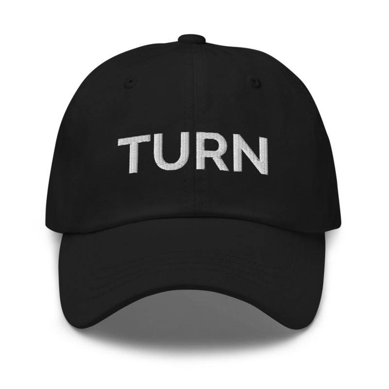 Turn Hat - Black