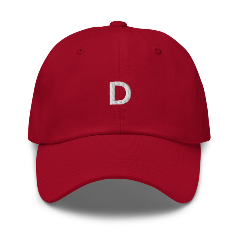 D Hat - Cranberry