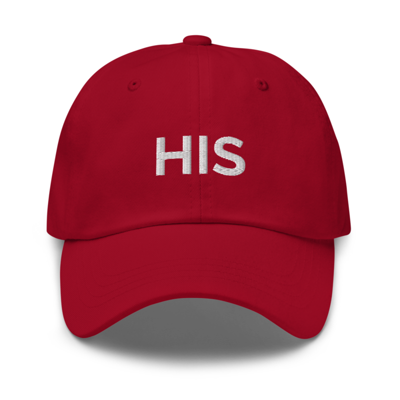 His Hat - Cranberry