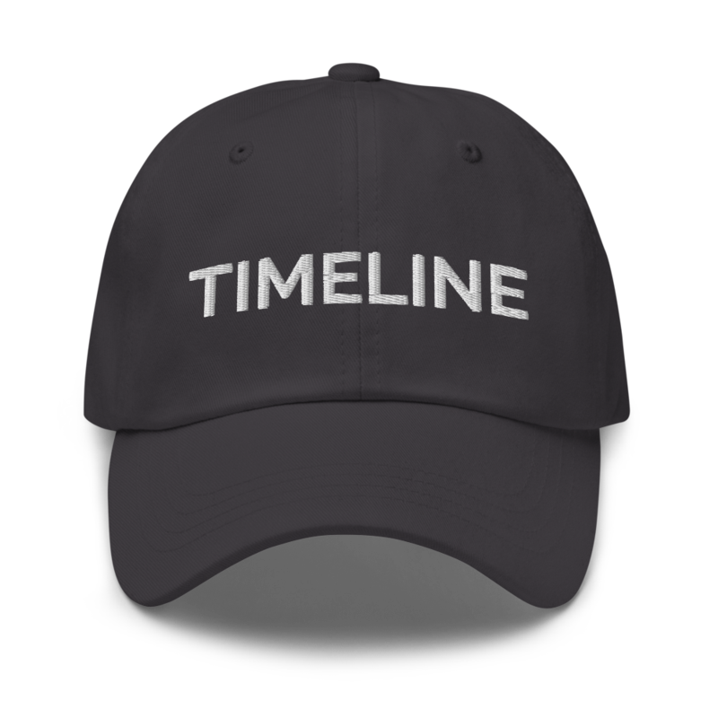 Timeline Hat - Dark Grey