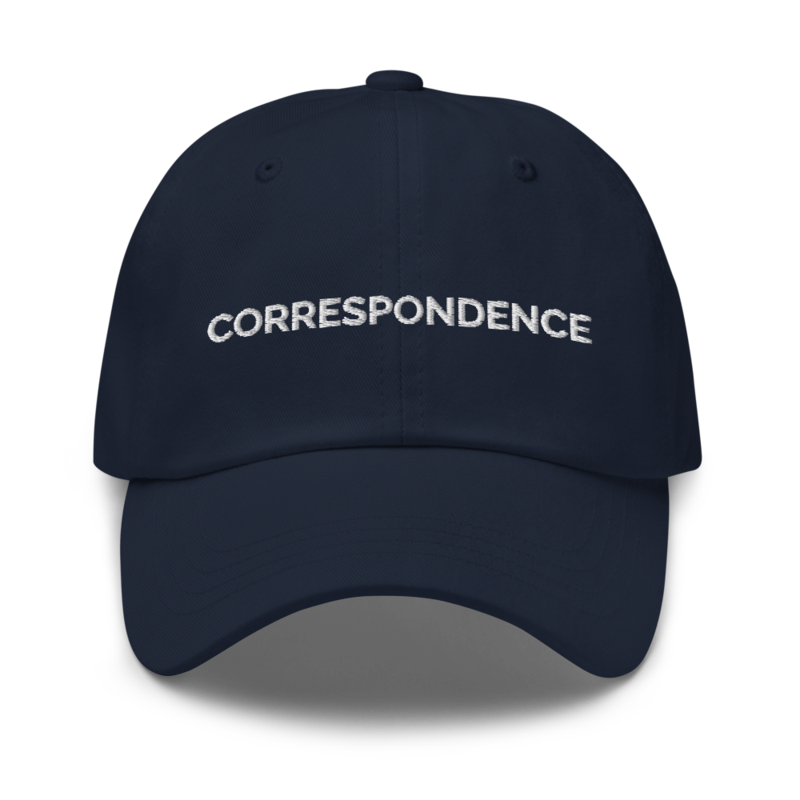 Correspondence Hat - Navy