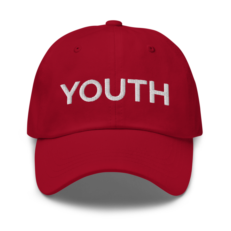 Youth Hat - Cranberry