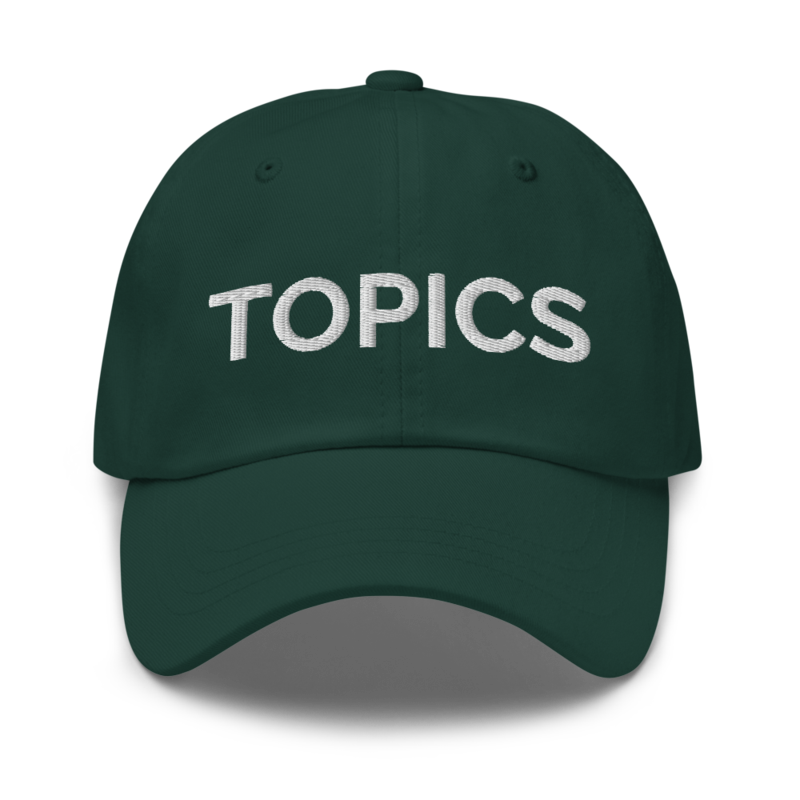 Topics Hat - Spruce