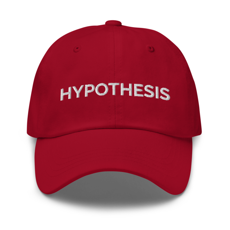 Hypothesis Hat - Cranberry