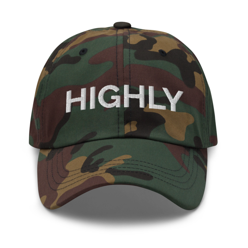 Highly Hat - Green Camo