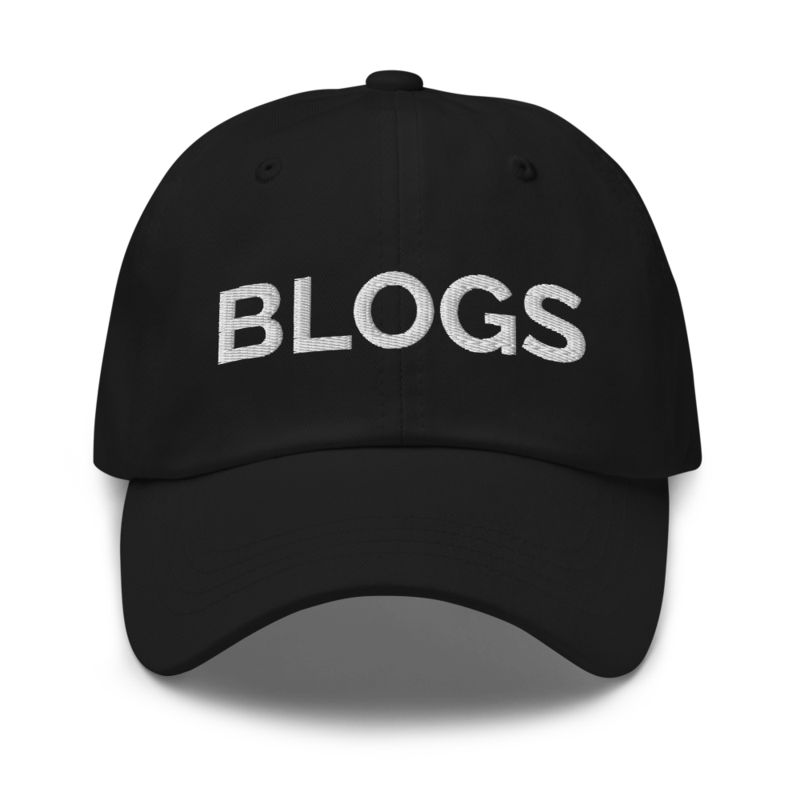 Blogs Hat - Black