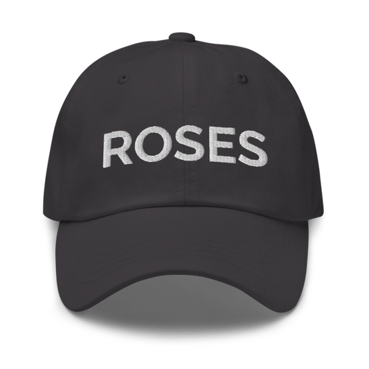 Roses Hat - Dark Grey