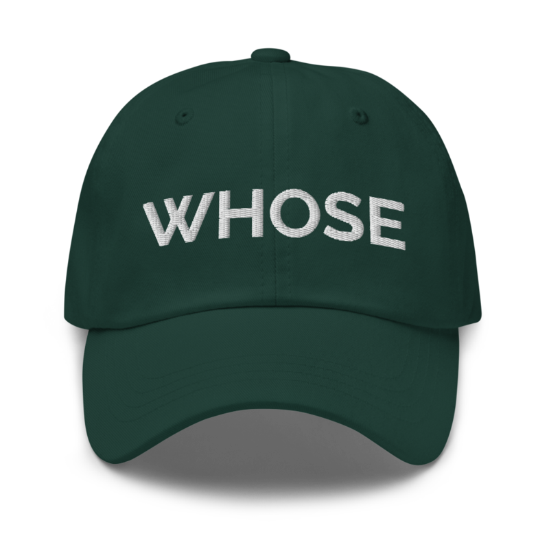 Whose Hat - Spruce