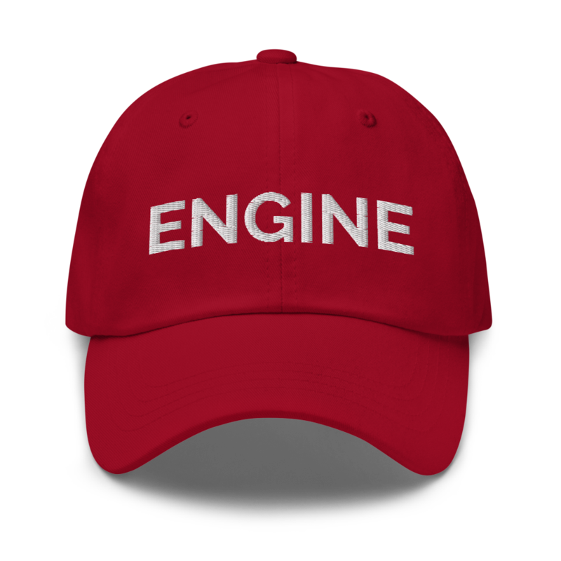 Engine Hat - Cranberry