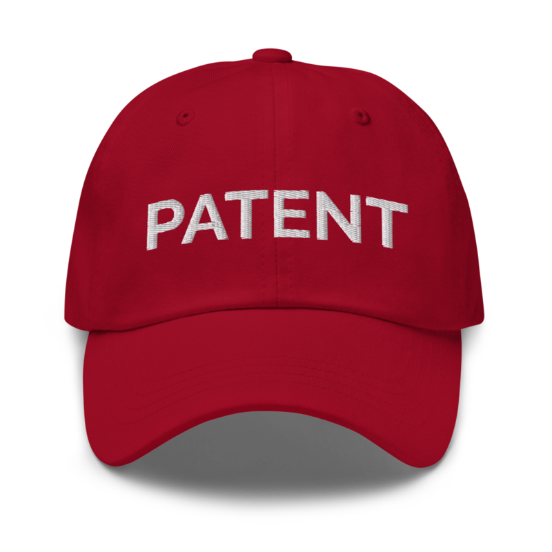 Patent Hat - Cranberry