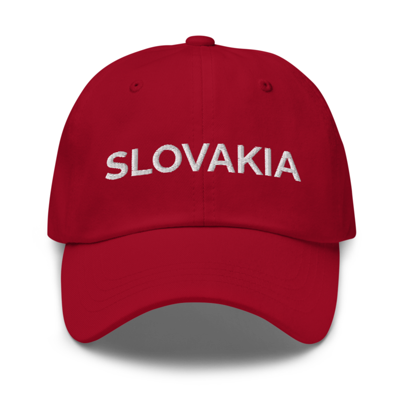 Slovakia Hat - Cranberry
