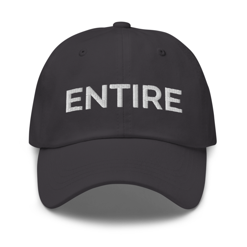 Entire Hat - Dark Grey