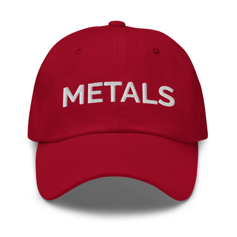 Metals Hat - Cranberry
