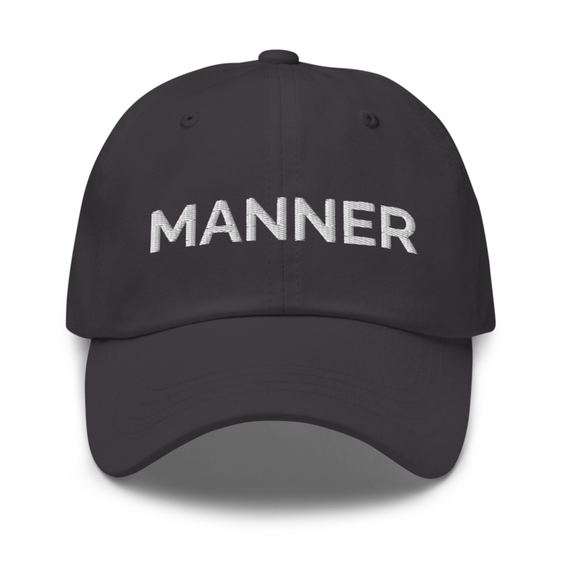Manner Hat - Dark Grey