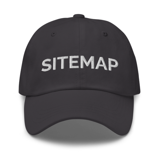 Sitemap Hat - Dark Grey