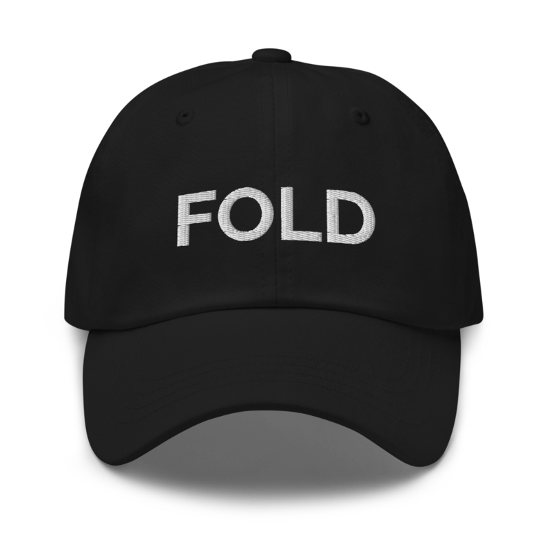 Fold Hat - Black