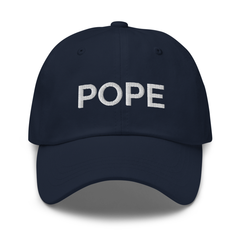 Pope Hat - Navy