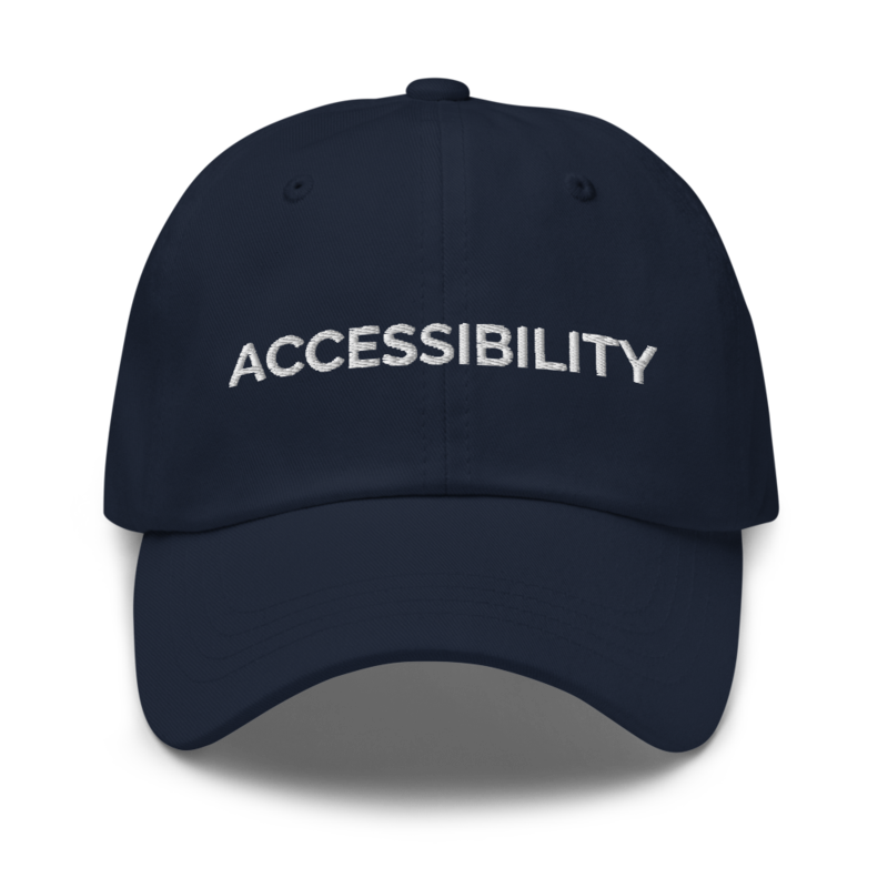 Accessibility Hat - Navy