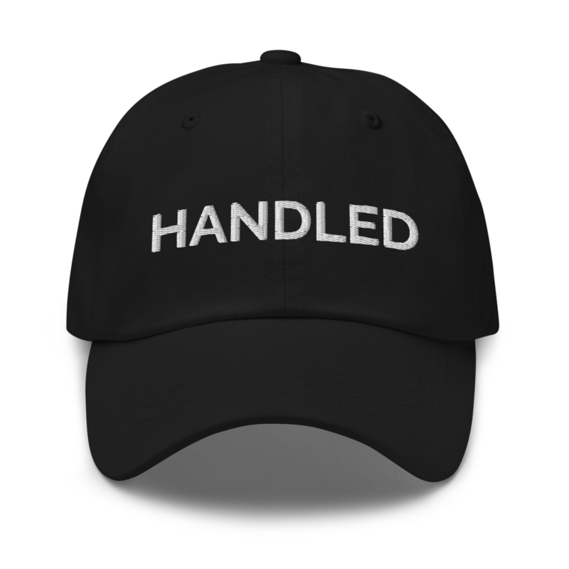 Handled Hat - Black
