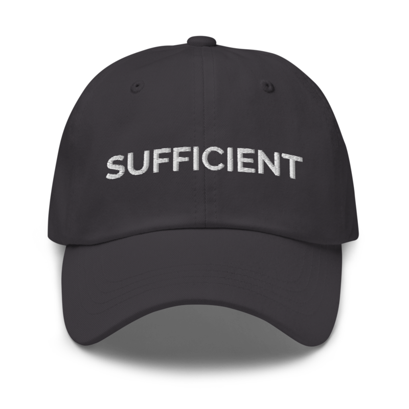 Sufficient Hat - Dark Grey